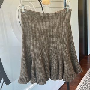 RALPH LAUREN 100% WOOL SKIRT - Size US6 - As New Condition